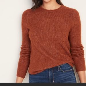 2 for 1 Old Navy Crew Sweaters in Mustard & Rust